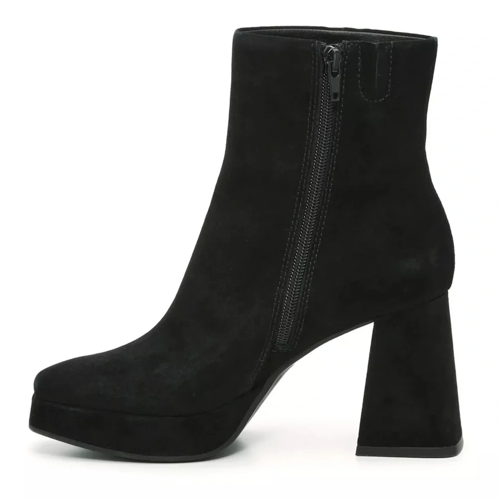 Dolce vita suede leather platform boots nib 8.5m